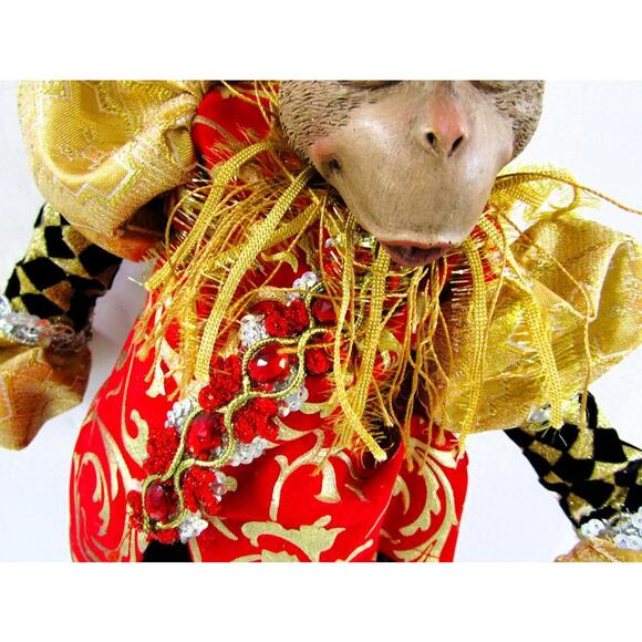 Mark Roberts Production Monkey Papal Pope Doll Shelf Sitter - Picture 4 of 15